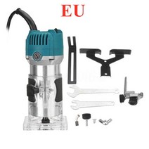 루터기 디월트트리머 마끼다 루터 트리머 라우터800w 전기 나무 3500rpm diy 전동 공구 나무 라미네이터 조각 밀링 조각 슬로 팅 머신, EU 플러그 220v