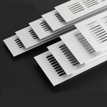 환풍기 4개/몫 50mm 넓은 알루마이트 알루미늄 공기 환기 팬 그릴 커버 옷장 신발 에어컨, 07 450mm Long