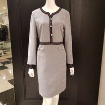 프로그램 NC05 체크배색 원피스1 P193O010