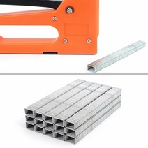 socean 가구 리폼 가죽 목재 타카 목공 스테이플러 심 수동 손 건타카핀 합판 타정기 보충 나무 호치키스 리필 핸드