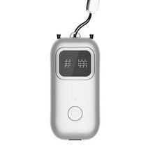 산소발생기 DMWD 자동차 음이온 발생기 USB 충전식 웨어러블 미니 공기 청정기 이온화 기 산소 바 개인 휴, 01 WHITE