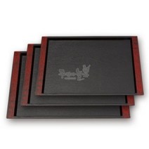 업소용주방용품칠기 티크손잡이쟁반중 241x180업소용 주방용품, 상세페이지 참조