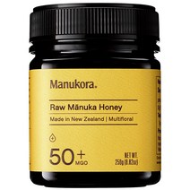 마누코라 MGO 50+ 멀티플로랄 마누카 허니, 250g, 1개