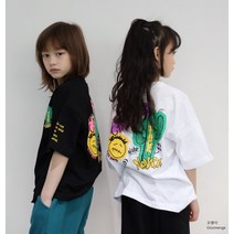 꿈망울 아동&주니어 봄가을 선인장반팔티