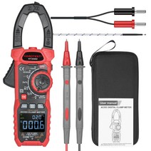 측정 측량도구 캘리퍼 노기스 HABOTEST HT208D 디지털 클램프 미터 AC/DC True-RMS 멀티 Anto-Ranging Test, 01 black