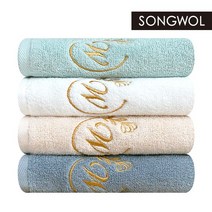 송월타올 울리W30 수건, 베이지, 5장