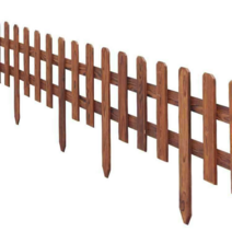 낮은 정원 목재 울타리 파티션 잔디보호 펜스 담장, 화이트 100x30x45 두께 13 mm