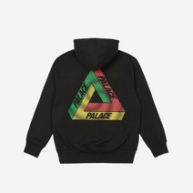 팔라스 스월 트라이퍼그 후드 블랙 - 22FW Palace Swirl Tri-Ferg Hood 205808