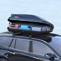 자동차루프백 캠핑 낚시 자동차 루프박스, 650L 그레이 더블 오픈 + 뮤트바