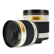 500mm f/6.3 MF 망원 미러 렌즈 2x 텔레컨버터 1000mm 니콘 캐논 소니 DSLR 카메라 및 매크로 4/3 미러리스 용, 정경