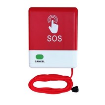 무선 호출 기계Ycall Nurse SOS 병원 병동 전화 버튼 벨 시스템 화장실 무선 환자 비상 장치, 03 SOS button
