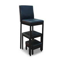 가구엔 슬림형 패디의자세트(대)무광블랙프레임 전문샵의자, D네이비