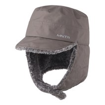 마운티아 겨울 공용 완전방수 방한모 아토쉘 스톰 고소모 2MQHTW2901, BLACK(BK)