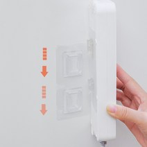 아트프레임 다용도 멀티 브라켓 셋탑박스 멀티탭 벽걸이 거치대, 1개, 투명(60x188mm)