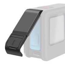 PULUZ PU542B 고프로 히어로 9 10 11 슬라이드형 충전커버 사이드 배터리 커버 Gopro Hero 상시충전, 블랙