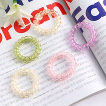 디작소 여성 봄봄 스프링 머리끈 헤어끈 5p세트 머리고무줄, 단품없음