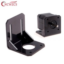 스텝모터 스테핑모터 리니어스테이지 엑츄에이터 nema17 steppr 모터 l 유형 브래킷 마운트 액세서리 브래킷 지지대 장착 42 스테핑 스테퍼 모터 nema17 모터 홀더, 1개