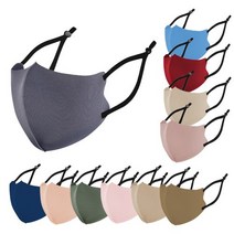 3D 블랙끈 패션 끈조절 마스크/연예인 컬러 마스크/숨쉬기 편한 마스크 (신상 12 Color)