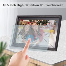 디지털액자 전자액자 전자앨범 Andoer 대형 와이파이 디지털 사진 프레임 IPS 터치 스크린 클라우드 스마트, 01 EU 플러그