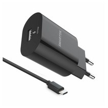 스마텍 고속충전기 USB 9V 5핀충전기 STQC-2000-5Pin, 블랙