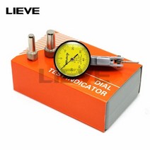 미니 10mm 다이얼 표시기 마그네틱 스탠드베이스 홀더 장비 교정 용 다이얼 테스트 비교기, 0  0.8mm