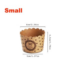50Pcs 컵케익 종이 컵 래퍼 베이킹 컵 세트 베이커리 파티 용품 웨딩 케이크 금형 머핀 컵 케이크 라이너, 01 Bow Tie 50PCS