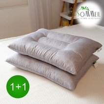 쏘메일 전사나염 마이크로화이바 경추베개솜 50x70cm 1+1