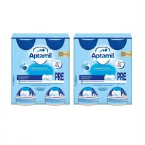 압타밀 독일 이니셜 액상 분유 200ml 4개입 2팩 0세 이상 Aptamil Initial milk pre ready to drink from birth 4x200ml
