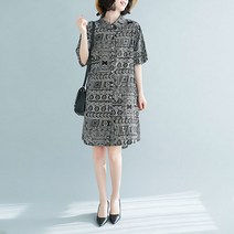 L.ONLINE SHOP4050대 미시룩 중년여성 빅사이즈 페이즐리셔츠원피스 원피스 하객룩 트위드원피스 쉬폰원피스 뷔스티에원피스