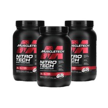 머슬텍 니트로 테크 아이솔레이트 WPI PROTEIN PROTIN 쿠키앤크림 907g 3개