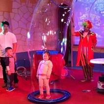 버블쇼 초대형 비누방울 거품 웨딩 이벤트 촬영 쇼, 싱글 링 버블 풀