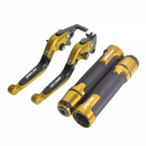 혼다 스쿠터 PCX125 핸들 스로틀 엑셀그립 손잡이 브레이크 레버 튜닝, 단일사이즈, 골드 키트