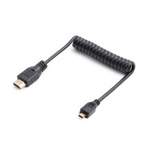 영상촬영 스튜디오 대여HDMI 개폐식 스프링 컬 비디오 케이블 캐논 니콘 카메라 모니터 용 표준 미니 마이, 06 A-D-Short