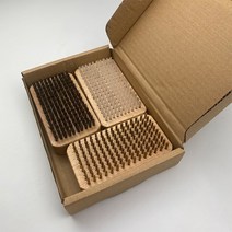 스키 스노우보드 셀프 왁싱 폴리싱 관리용품 스시 왁스 스노우 보 왁싱 나 시 부러운 세 말털 구리 어, 01 3Pcs