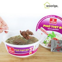 우리가스토리 프리미엄 비폰 베트남 쌀국수 컵라면 소고기맛 120gX12개, 단품없음
