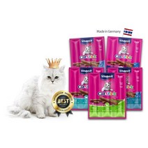 비타크래프트 캣스틱 연어 1box (60개입) 고양이 간식 져키, 01.캣스틱 대구 코어피쉬 60개 1박스, 대구 코어피쉬6g 60개