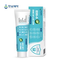 무불소 ESU-9치약 한남제약 자연유래 성분 12가지 함유 이에스유 치약, 180g, 2개