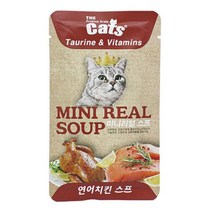 40g 캣전용 건강간식 연어치킨 스프 동물공감 영양공급 습식캔 시저 기호성 식욕증진 강아지사료 노령견