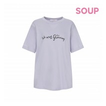 숲 스탠다드 레터링 라운드넥 티셔츠(SX6STT1)