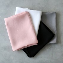 소잉홀릭 소폭 인견 무지 4색 천연꼰사 인견 천원단 여름 03403, 화이트