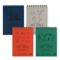 양지사 아트 스페이스 드로잉북 A4 스케치북 전문가용, 네이비