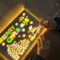 나만의 LED 무드등 만들기 DIY 빅사이즈 아크릴판 카페 보드판 그림 (LED아크릴판 + 7가지펜 풀세트) 선물, 차르미 LED 아크릴판 무드등 중 (20cm*20cm)