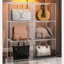해피바디 명품 가방보관함 프리미엄 핸드백 보관함, 투명