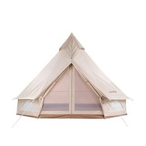 LETKIND 캔버스 텐트 with 난로 Jack 4 시즌 방수 캠핑 4/6 Person 럭셔리 아웃도어 글램핑 Yurt 캠핑 Cotton Bell 겨울 Hunting 파티