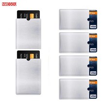RFID복사기 RFID보안 10 pcs rfid 차단 슬리브 도난 방지 rfid 카드 보호기 여권 신용 카드 신분 도용 방지 스캔 카드 슬리브 보호RFID복제기