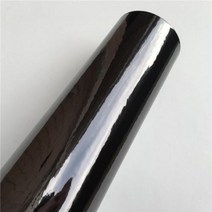 자동차대쉬보드커버 논슬립 벨벳 커버 올 블랙 카본 파이버 자동차 비닐 랩 필름 광택 매트 크롬 포장 호일 데칼 스타일링 스쿠터 오토바이 스티커, Black Chrome+152X20 CM