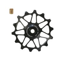 자전거 기어 변속기 mtb road bike 세라믹 풀리 후면 12t 14t bike bearing gear shifter guide wheel for sram gx호환 173, 검은 색, 14톤