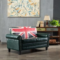 빈티지 엔틱쇼파 3인 거실 4인용 엔틱소파 복고풍 유럽식 인더스트리얼 스타일 소파 싱글 더블 인 레스토랑 바 클리어 커피숍 원목 아메리칸 스타일의 의류 매장, C.세 명의 사람들, N.연합 깃발 진한 녹색