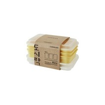 락앤락 DOSI LOCK 밀프렙 도시락 600ml LCB400S01, 옐로우, 1개