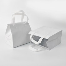 부직포 알루미늄 호일 보온백 바베큐 케이터링 겉포장봉투 디저트 케이크 밀크티 핸드백 도톰, 화이트(500개), 12*11*26(싱글컵)